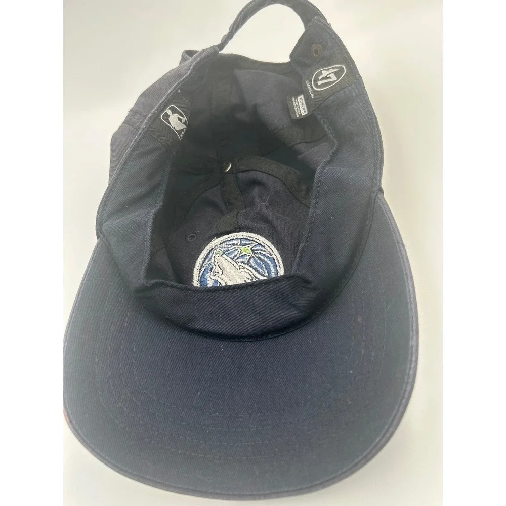 Minnesota Timberwolves 47 Brand Women Navy Blue Adjustable Strapback Hat NBA Cap